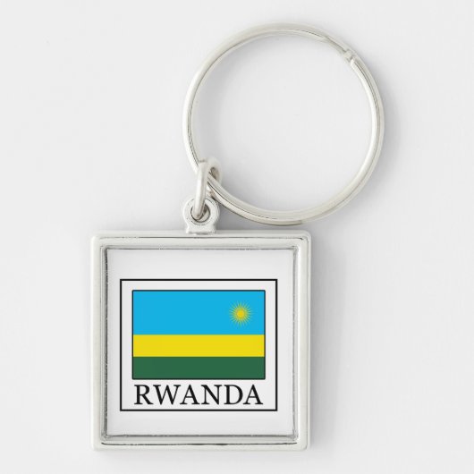 Rwanda-sleutelhanger Sleutelhanger (Voorkant)