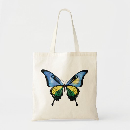 Rwanda Swallowtail Vlinder Vlag Tote Bag (Voorkant)