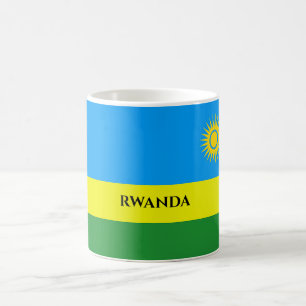 Rwanda Vlag Afrika Koffiemok