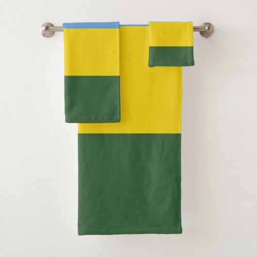 Rwanda vlag bad handdoek (Insitu)