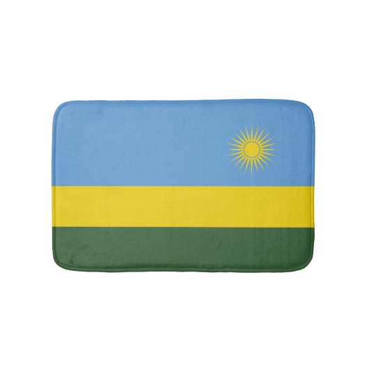 Rwanda vlag badmat (Voorkant)