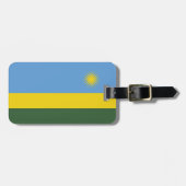 Rwanda vlag bagagelabel (Voorkant horizontaal)