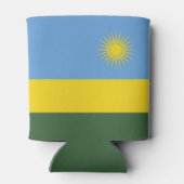 Rwanda vlag blikjeskoeler (Achterkant)