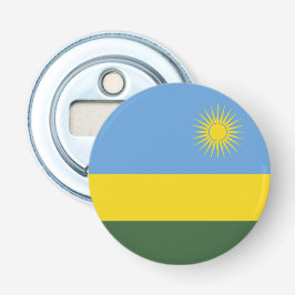 Rwanda vlag button flesopener