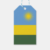 Rwanda vlag cadeaulabel (Voorkant)