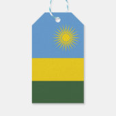 Rwanda vlag cadeaulabel (Achterkant)