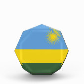 Rwanda vlag fotoblokken (Voorkant)