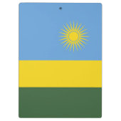 Rwanda vlag klembord (Achterkant)