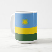Rwanda vlag koffiemok (Voorkant links)