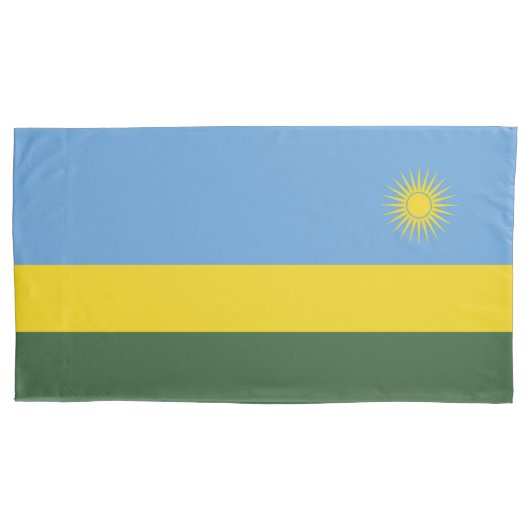 Rwanda vlag kussensloop (Voorkant)
