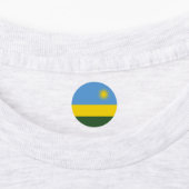 Rwanda vlag labels (Aangebracht)