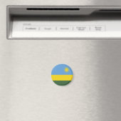 Rwanda vlag magneet (Insitu (Vaatwasser))