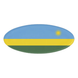 Rwanda vlag naambadge