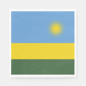 Rwanda vlag servet (Voorkant)