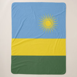 Rwanda vlag sherpa deken