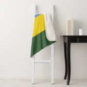 Rwanda vlag sherpa deken (In situ)