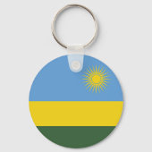 Rwanda vlag sleutelhanger (Voorkant)