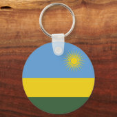 Rwanda vlag sleutelhanger (Voorkant)