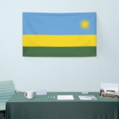 Rwanda vlag spandoek (Beurs)