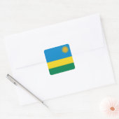 Rwanda Vlag Sticker (Envelop)