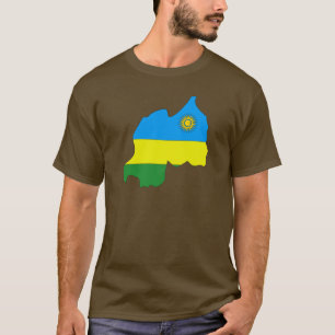 Rwanda-vlag T-shirt