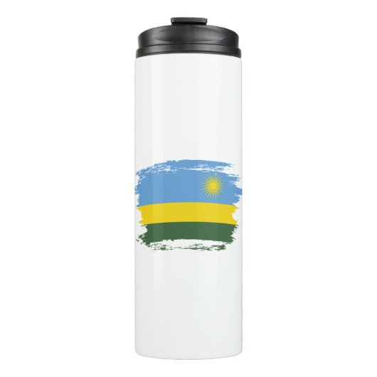 Rwanda vlag thermosbeker (Voorkant)