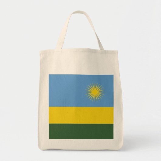Rwanda vlag tote bag (Voorkant)