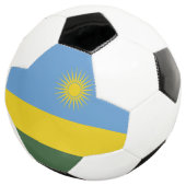 Rwanda vlag voetbal (Drie kwart)