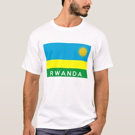rwanda - vlaggenland t-shirt (Voorkant)