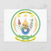 Rwanda-wapen Briefkaart (Voorkant)