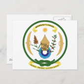 Rwanda-wapenstilstand Briefkaart (Voorkant / Achterkant)