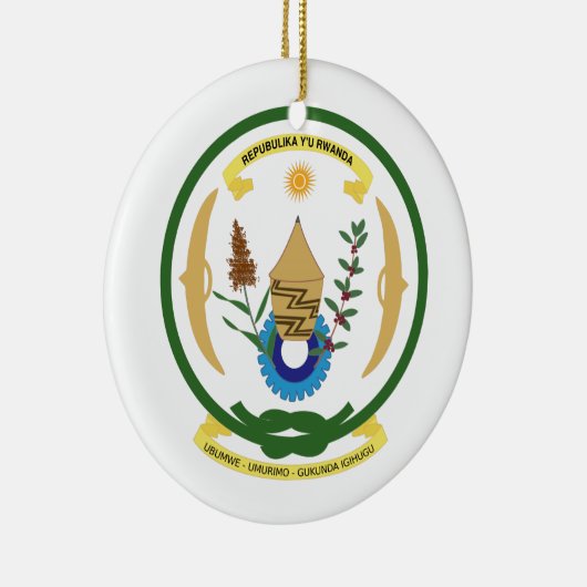 Rwanda-wapenstilstand Keramisch Ornament (Rechts)