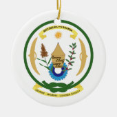 Rwanda-wapenstilstand Keramisch Ornament (Voorkant)