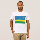 Rwanda's vlag t-shirt (Voorkant volledig)