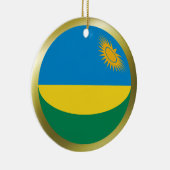 Rwandese Vlag Ornament (Rechts)