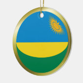Rwandese Vlag Ornament (Links)