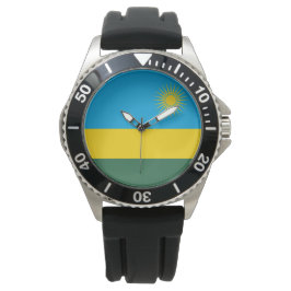 Rwandese vlag (Rwanda) (Afrikaanse staat) Horloge