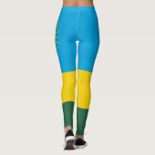 Rwandese vlag (Rwanda) (Afrikaanse staat) Leggings (Achterkant)