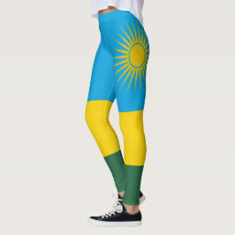 Rwandese vlag (Rwanda) (Afrikaanse staat) Leggings