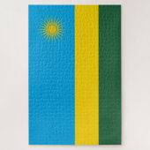 Rwandese vlag (Rwanda) (Afrikaanse staat) Legpuzzel (Verticaal)