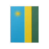 Rwandese vlag (Rwanda) (Afrikaanse staat) Notitieblok (Linkerzijde)