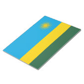 Rwandese vlag (Rwanda) (Afrikaanse staat) Notitieblok (Schuin)
