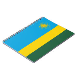 Rwandese vlag (Rwanda) (Afrikaanse staat) Notitieboek