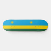 Rwandese vlag (Rwanda) (Afrikaanse staat) Persoonlijk Skateboard (Horizontaal)