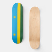 Rwandese vlag (Rwanda) (Afrikaanse staat) Persoonlijk Skateboard (Voorkant)
