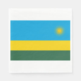 Rwandese vlag (Rwanda) (Afrikaanse staat) Servet