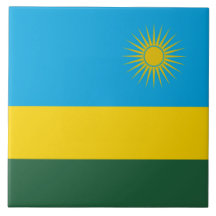 Rwandese vlag (Rwanda) (Afrikaanse staat)