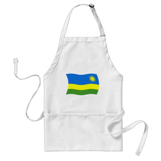 Rwandese Vlag Schort (Voorkant)