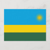 Rwandese vlag, Vlag van Rwanda Briefkaart (Voorkant)