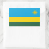 Rwandese vlag, Vlag van Rwanda Rechthoekige Sticker (Tas)